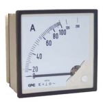 Ammeter (with CT …/5A or 1A Special Order) 72 x72 - 0 - 50