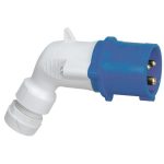 Angled Plugs - 0 564 53 - Biru - 200-250V - 16A - 44 - 2P+E