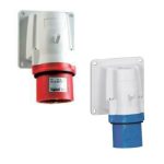 Appliance Inlets - 0 575 84 - Biru - 200-250V - 16A - 44 - 2P+E