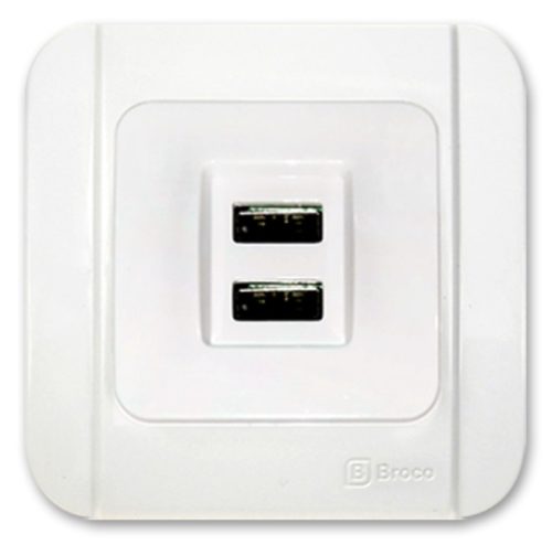 Dual USB Socket Outlet
