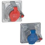 Panel Mounting Sockets /Metal - Female Connector - 0 538 01 - Merah (380-415V) - 63A - 44 - 3P+N+E