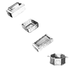 Square Outlet Boxes - 44x102x102 - 44