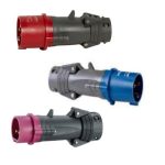 Straight Plugs /Plastic - Male Connector - 0 525 21 - Ungu (20-25V) - 32A - 44 - 2P