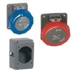 Surface Mounting Sockets - 0 511 26 + 0 520 89 - Biru (200-250V) - 16A - 66 - 2P+E