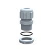 Grey RAL 7001 Cable Glands-IP68 - ISO 12-Ø3-6.5mm