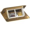 Pop-up Box to be Equipped - 4 Modules - Pop-up box to be equipped - 4 modules - Brushed Brass finish