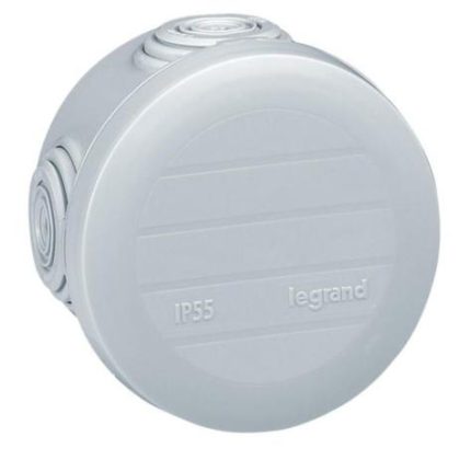 Round Plexo Box With 4 Direct Entry Membrane Glands - IP55 IK07