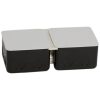 Metal Flush-Mounting Box For Installation in Concrete Floor - 6(2x3) modules