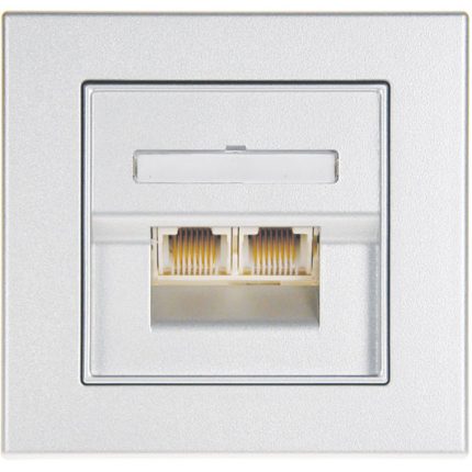 Dual Universal Network Socket Outlets