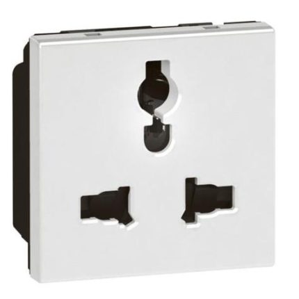 Multistandard Socket Arteor - 2P+E Unswitched - Shuttered - 2 Modules
