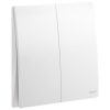 Single Pole Standard Switch Mallia - Single pole switch Mallia 1 gang 2 way (White)
