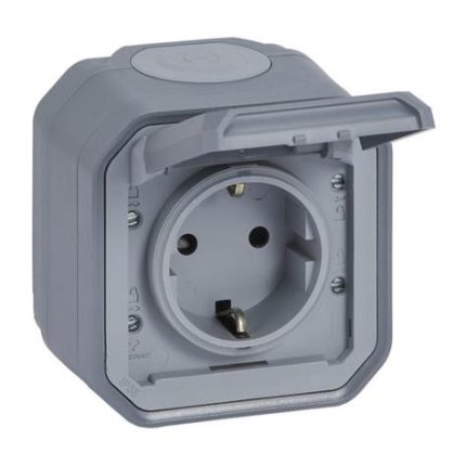 Socket outlet Plexo IP55 - German standard - 16 A - 2P+E
