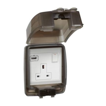 Splash-Proof cover IP55 Socket Protection