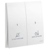 Switches for Hotel-230V Mallia - Switch series DND/PMR+frame(White)