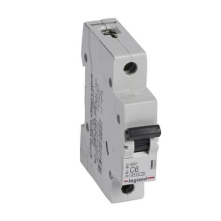 MCBs RX³ 6000 - Thermal Magnetic MCBs From 6 A to 63 A - C Curve