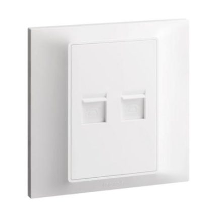 Data Socket Belanko S - Double RJ45 Category6 UTP
