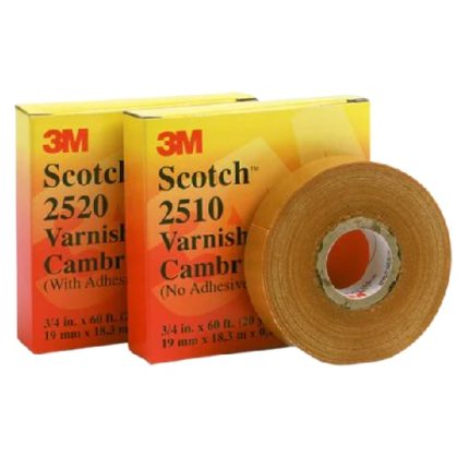 Scotch 2510 & 2520 Varnished Cambric Tape non adhesive